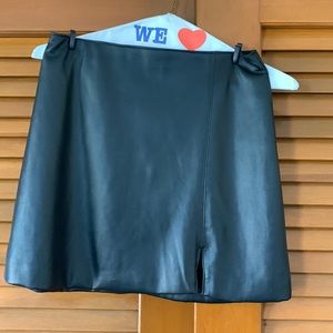 Short leather skirt from hollister worn once dry cleaned